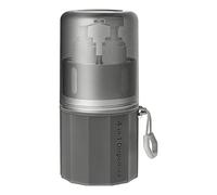 Flacon distributeur à pompe de voyage, 16,5 x 7,9 cm, étanche, rechargeable, matériau ABS, récipient 4 en 1, design compact et portable, soins de la peau, shampooing, lotion, utilisation en extérieur