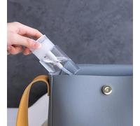 Flacon distributeur à pompe pour dissolvant de vernis à ongles avec corps en plastique transparent, anti-fuite et récipient de voyage réutilisable pour liquides (200 ml)