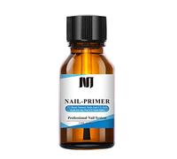 Flacon distributeur de colle à ongles - Liant de renforcement - Liquide de compensation - Agent de séchage - Préparation des ongles - Déshydrateur - 15 ml - Pince à ongles (B, taille unique)