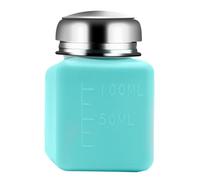 Flacon distributeur de liquide de solvant de 100 à 250 ml avec tête de pompage en acier inoxydable pour solution de nettoyage, fournitures de salon de beauté