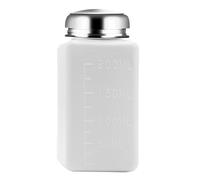 Flacon distributeur de liquide de solvant de 100 à 250 ml avec tête de pompage en acier inoxydable pour solution de nettoyage, fournitures de salon de beauté