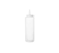 Hendi Flacon distributeur pour condiments réutilisable 0,2 L transparent PE/PP ø50×185 mm
