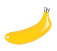 Flacon en acier inoxydable en forme de banane de 5 oz pour les aventures en plein air et le flacon de pêche à usage de poche
