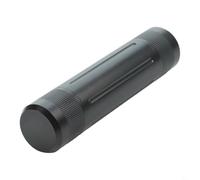 Flacon en aluminium avec double ouverture et étanche pour ranger de petits objets à l'extérieur (noir)