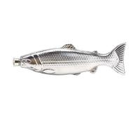 Flacon En Forme De Poisson - Récipient En Acier Inoxydable, Bouteille D'alcool De Poche | Récipient Portatif De Boisson De Camping En Plein Air, Cantine À Vin De Sculpture Animale Unique Avec Le Bouch