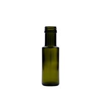 Flacon en verre 100 ml 'Dorica', vert antique, ouverture : PP 31,5