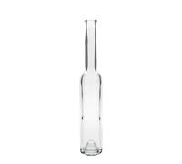 Flacon en verre 200 ml « Platina », ouverture : bouchon en liège