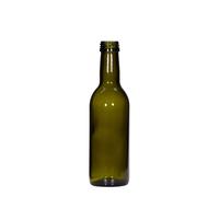 Flacon en verre 250 ml 'Bordeaux', vert antique, ouverture : PP 28