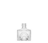 Flacon en verre 40 ml « Cocolores », carré, ouverture : PP 18