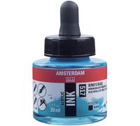 Flacon Encre Acrylique Acrylic Ink Amsterdam 30ml Bleu Royal
