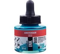 Flacon encre acrylique Acrylic Ink Amsterdam 30ml bleu turquoise G