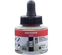 Flacon encre acrylique Acrylic Ink Amsterdam 30ml gris chaud G