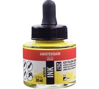 Flacon Encre Acrylique Acrylic Ink Amsterdam 30ml Jaune Azo Citron