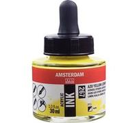 Flacon encre acrylique Acrylic Ink Amsterdam 30ml jaune azo citron