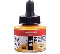 Flacon encre acrylique Acrylic Ink Amsterdam 30ml jaune azo foncé
