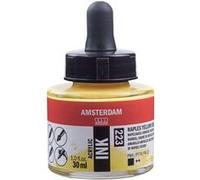 Flacon encre acrylique Acrylic Ink Amsterdam 30ml jaune de naples foncé