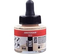 Flacon encre acrylique Acrylic Ink Amsterdam 30ml jaune de Naples rouge clair
