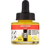 Flacon encre acrylique Acrylic Ink Amsterdam 30ml jaune primaire