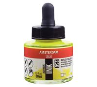 Flacon Encre Acrylique Acrylic Ink Amsterdam 30ml Jaune Reflex