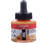 Flacon encre acrylique Acrylic Ink Amsterdam 30ml orange azo G