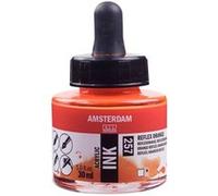 Flacon encre acrylique Acrylic Ink Amsterdam 30ml orange reflex