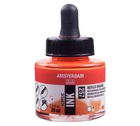 Flacon Encre Acrylique Acrylic Ink Amsterdam 30ml Orange Reflex