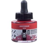 Flacon encre acrylique Acrylic Ink Amsterdam 30ml rose quinacridone