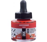 Royal Talens Amsterdam – Flacon d'encre acrylique – Rouge de Pyrolle – 30 ml