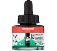 Flacon encre acrylique Acrylic Ink Amsterdam 30ml vert émeraude