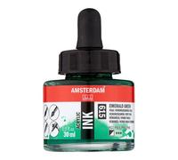 Flacon encre acrylique Acrylic Ink Amsterdam 30ml vert émeraude