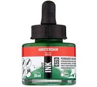 Flacon encre acrylique Acrylic Ink Amsterdam 30ml vert permanent foncé