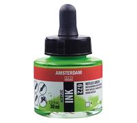 Flacon Encre Acrylique Acrylic Ink Amsterdam 30ml Vert Reflex