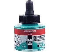 Flacon encre acrylique Acrylic Ink Amsterdam 30ml vert turquoise G