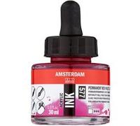 Flacon encre acrylique Acrylic Ink Amsterdam 30ml violet rouge