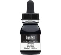 Liquitex Encre acrylique Professional flacon avec pipette 30 ml Noir de carbone