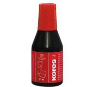Flacon encre pour encreur - Rouge - Indélébile - Séchage rapide - 27ml - Kores G