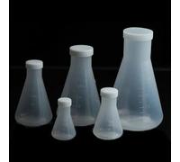 Flacon Erlenmeyer en plastique de laboratoire de 50 ml à 1000 ml - Flacon conique avec bouchon à vis for expériences en laboratoire(50ml 10pcs)