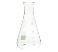 Flacon Erlenmeyer en verre borosilicaté 1 pièce-flacon conique à large bouche (50 ml-5000 ml) for usage en laboratoire et à domicile(500ml)