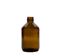 Flacon médical 300 ml, brun, verre, ouverture : PP 28