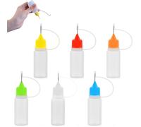 Flacon Pipette 6 Pièces en Plastique, Bouteille Souple Precise 10ml