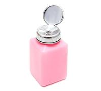 Flacon Pompe à Ongles 200ml en Plastique pour Nettoyage Anti-statique | Rose, Compatible Flux et Isopropyl, Non Volatile, , Usage Chimique et Entretien