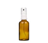 Flacon pulvérisateur 50 ml Médical, verre, brun, embouchure : DIN 18