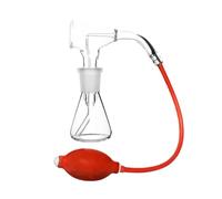 Flacon Pulvérisateur CCM Erlenmeyer Verre Pompe Air Manuel-Clair 100ml | Atomiseur Réactif Pression Poire Caoutchouc Air Pulvérisation Uniforme