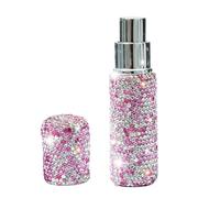 Flacon pulvérisateur de - Atomiseur en verre, 10 ml | Bling Sample Distributeur de Voyage, Presse sous Vide Récipient Cosmétique Réutilisable pour Huiles Spray pour Cheveux Parfums Désodorisant