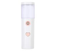 Flacon Pulvérisateur de Brume, Mini Brumisateur USB Rechargeable Portable 30 Ml Face Spray Pulvérisateur d'hydratation du Visage (WHITE)