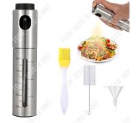 Flacon pulvérisateur d'huile - TD® - 100ml - Acier inoxydable - Design moderne - Économie d'huile