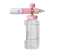 Flacon pulvérisateur en mousse compatible avec la plupart des nettoyeurs haute pression avec contrôle de la mousse réglable et fonctionnement à haute pression pour nettoyer les véhicules, sols, murs