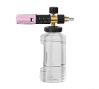 Flacon pulvérisateur en mousse pour nettoyeur haute pression avec pression de fonctionnement de 4000 psi, interface en acier inoxydable et laiton compatible avec la plupart des pulvérisateurs à mousse