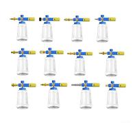 Flacon pulvérisateur en mousse pour nettoyeur haute pression avec volume de mousse réglable, interface en acier inoxydable et laiton, pression de fonctionnement de 4000 psi, convient aux voitures