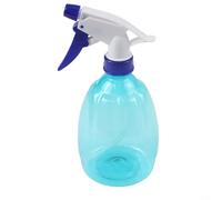 Flacon pulvérisateur en plastique de 500 ml avec gâchette pour solutions de nettoyage, brumisation des plantes, produits capillaires et huiles essentielles, ergonomique et léger (bleu)